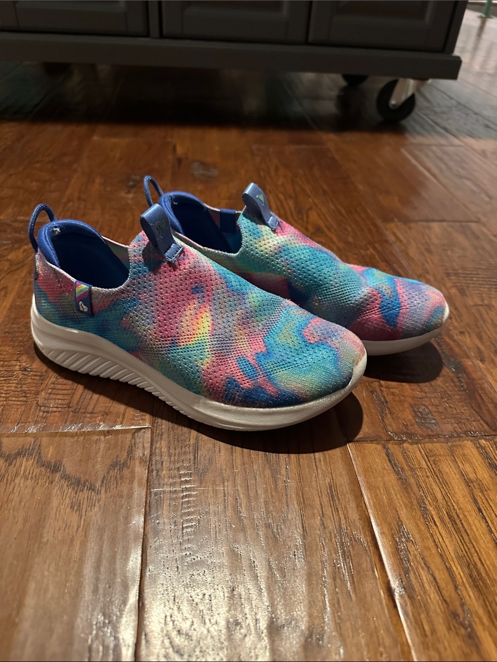 Skechers Kids Multicolor Tie-Dye Slip-On Sneakers